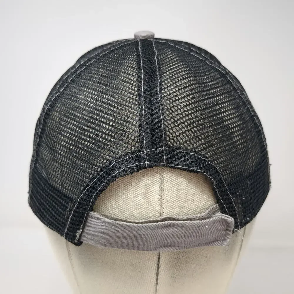 Baseball Cap Gray One Size Jerusalem Limited Edition Mesh Patch Strapback Hat